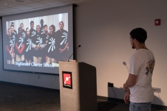 Jan Carlos watching video